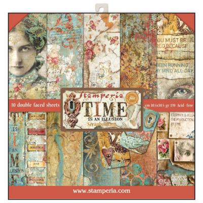 Stamperia Paper Pad - Time is an Illusion